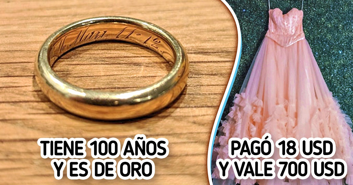 20 Afortunados que encontraron en las tiendas de segunda mano el tesoro al final del arcoíris