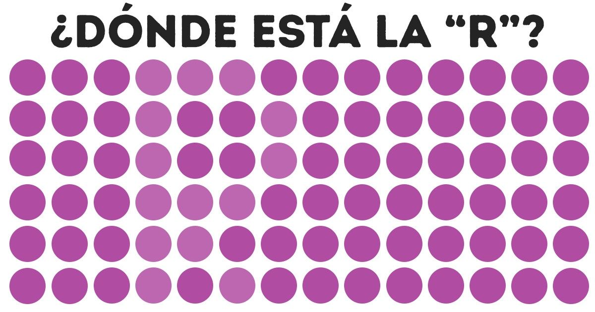 Test: Resuelve este desafío visual encontrando las letras escondidas en las imágenes