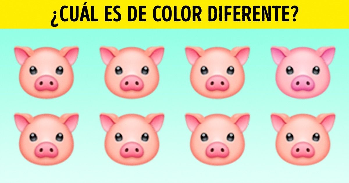 Test: Pon a prueba tu vista encontrando el emoji de color diferente en estas 20 imágenes Test: Pon a prueba tu vista encontrando el emoji de color diferente en estas 20 imágenes