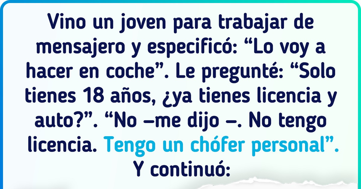 15 Historias de la vida de repartidores que podrían servir para el guion de una buena serie