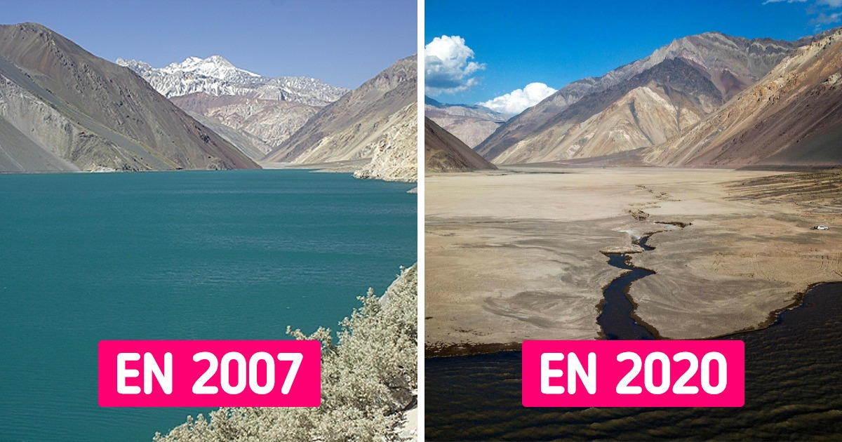 15 Fotos comparativas que demuestran que el cambio climático no es un juego de niños