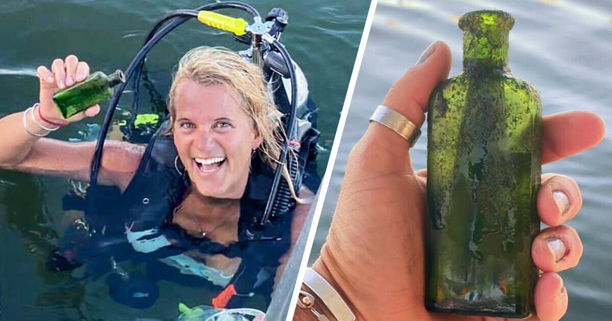 Hallan en el mar una botella con enigmática promesa y la cumplieron 100 años después