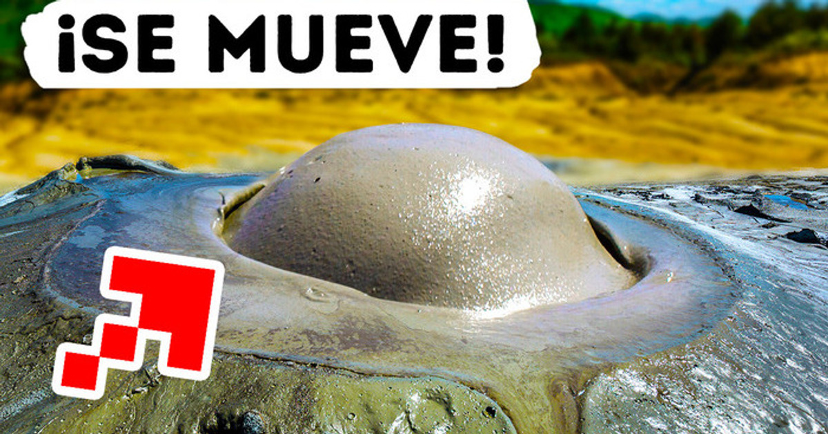 El único charco de lodo en movimiento y rocas errantes del mundo