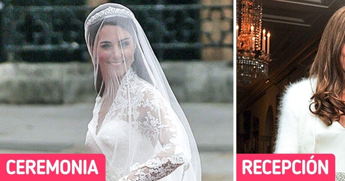 10 Famosas que decidieron no limitarse a usar un solo vestido para celebrar su boda