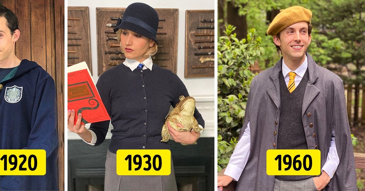 Una pareja recreó 100 años de la moda en el mundo mágico de Harry Potter y los entrevistamos para conocer más de su idea Una pareja recreó 100 años de la moda en el mundo mágico de Harry Potter y los entrevistamos para conocer más de su idea