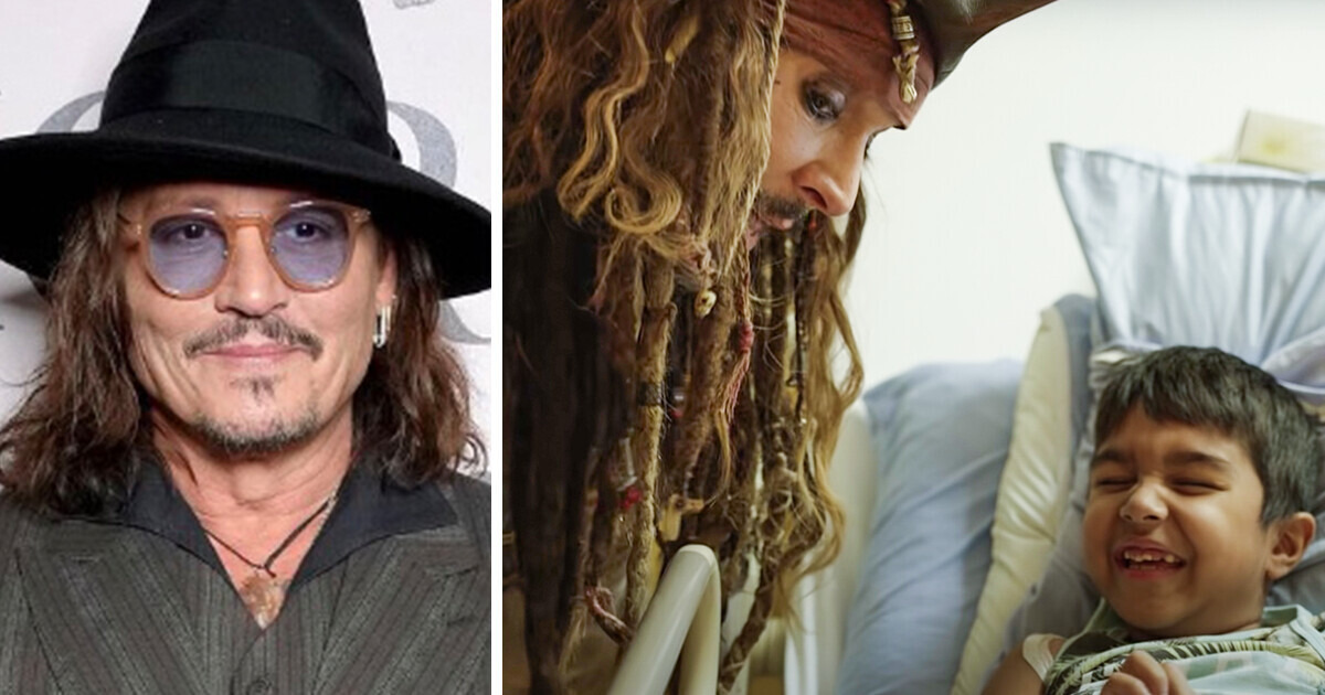 Johnny Depp reveló la emotiva razón que le hace visitar hospitales infantiles
