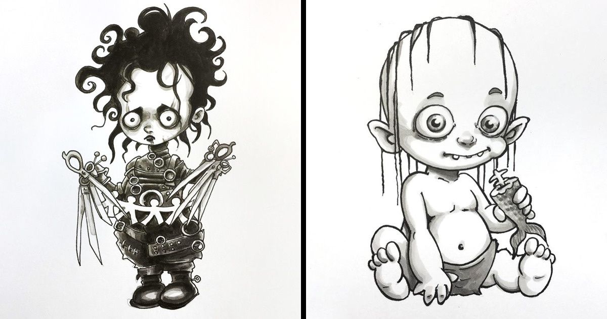 Este ilustrador español utilizó el abecedario para dibujar criaturas de ficción y hacerlas adorables