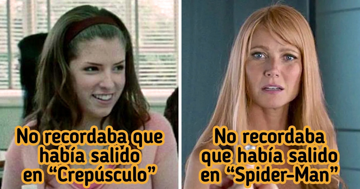 10 Veces en que la memoria de los actores falló y se olvidaron por completo de sus proyectos
