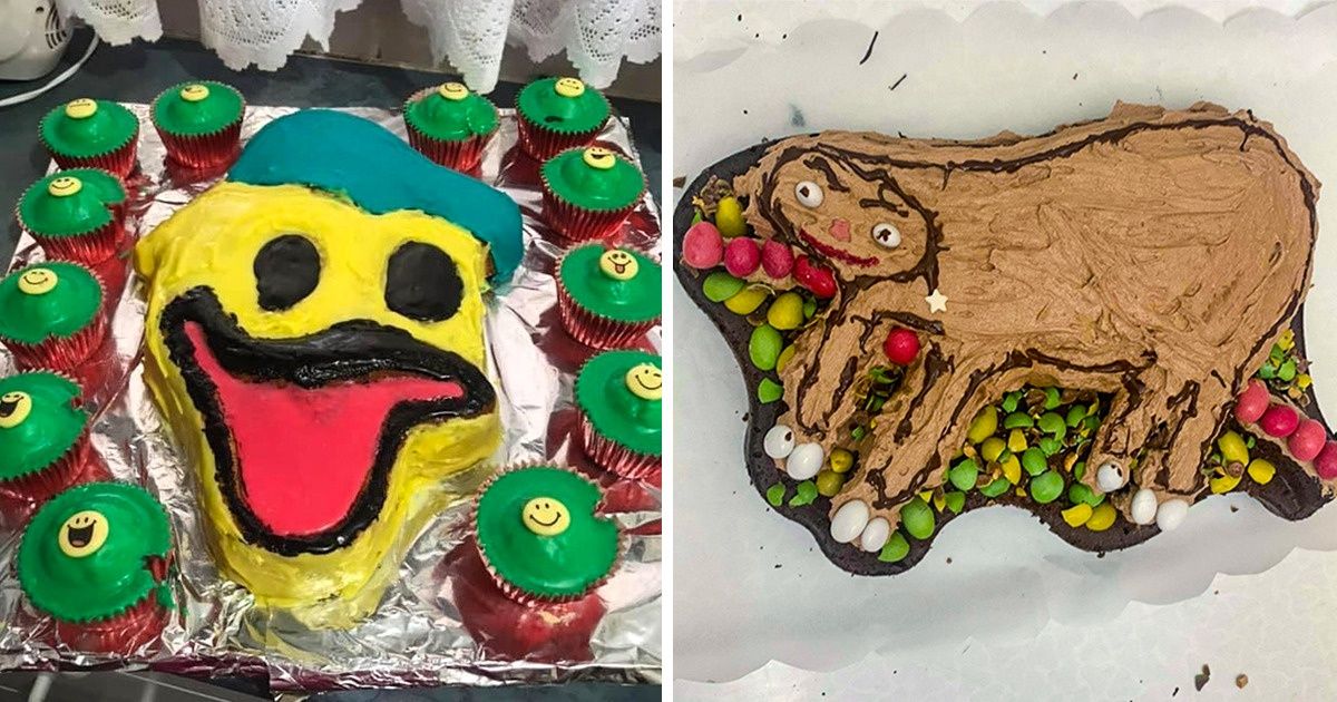 20 Veces en las que se esperaba un pastel espectacular, pero el resultado dejó mucho que desear