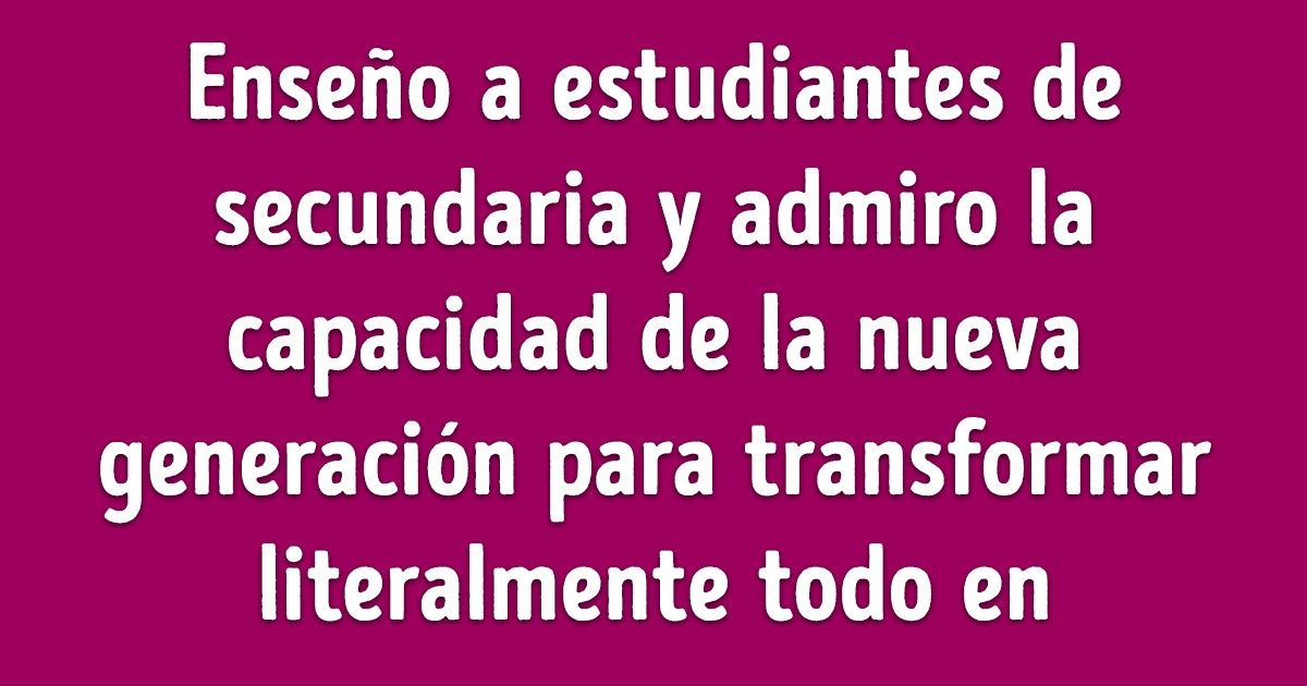 Maestros dijeron cuánto difieren las nuevas generaciones de todas las anteriores, y las diferencias son muchas