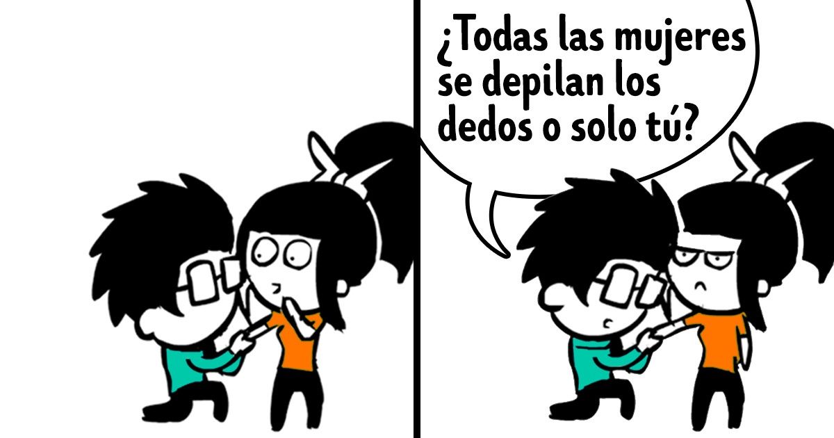 16 Cómics sobre las situaciones que solo podrían suceder en una relación