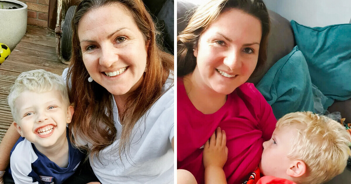 Madre es duramente criticada por seguir amamantando a su hijo de 3 años Madre es duramente criticada por seguir amamantando a su hijo de 3 años