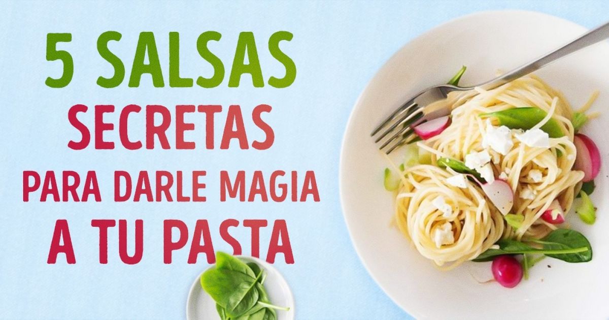 5 Salsas secretas del chef para darle magia a tus pastas