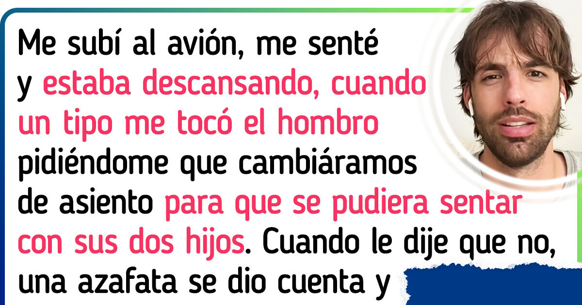 No quiso moverse de su asiento en el avión y eso le trajo una recompensa inesperada No quiso moverse de su asiento en el avión y eso le trajo una recompensa inesperada