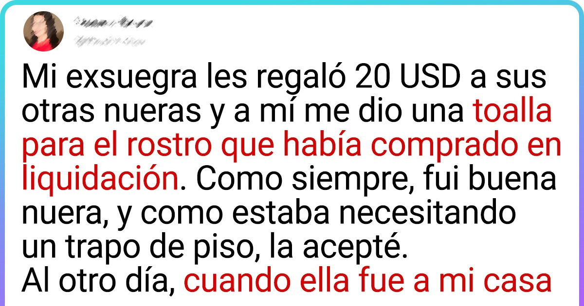 16 Lectoras de Genial recuerdan cuáles fueron los regalos más “hermosos” que recibieron de sus suegras 16 Lectoras de Genial recuerdan cuáles fueron los regalos más “hermosos” que recibieron de sus suegras