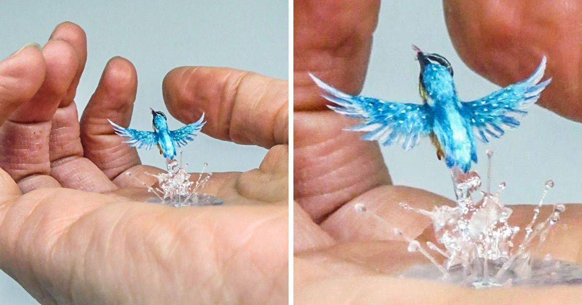 Una artista hace miniesculturas de animales tan realistas que impresionan (los ratoncitos son un encanto) Una artista hace miniesculturas de animales tan realistas que impresionan (los ratoncitos son un encanto)