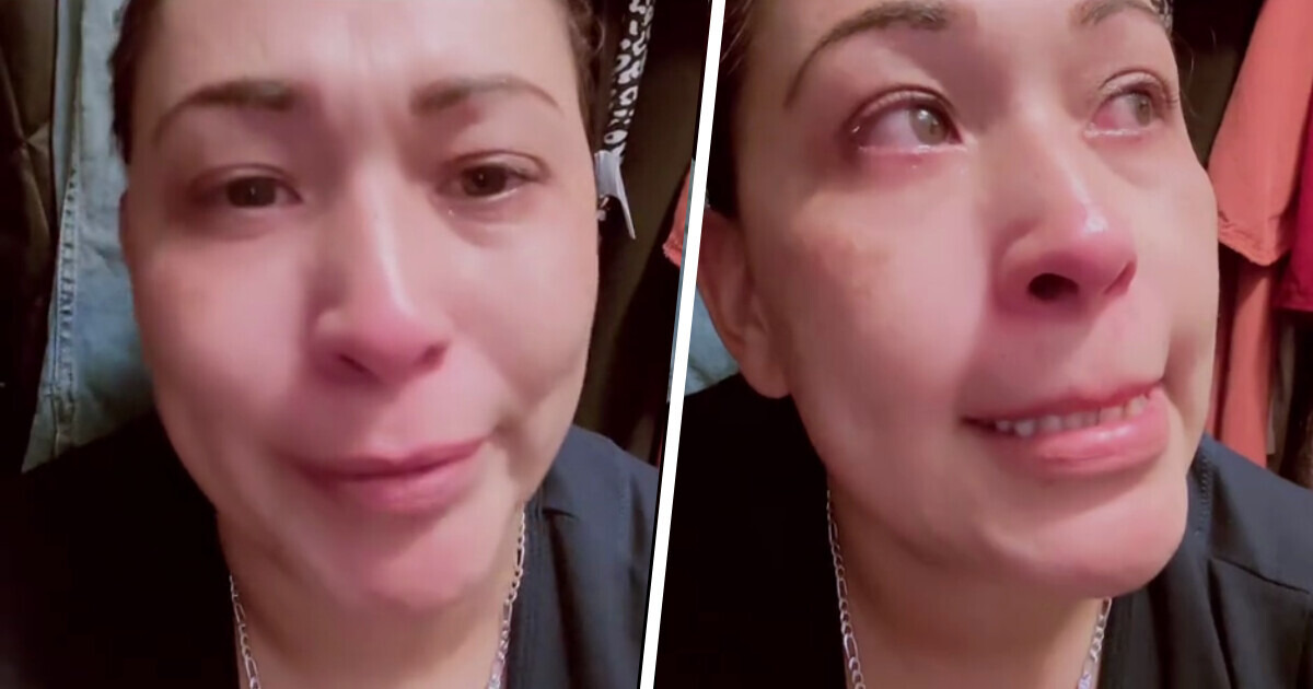Madre le pide dinero para la gasolina a su hijo de 22 años, él se lo niega y ella llora desconsolada