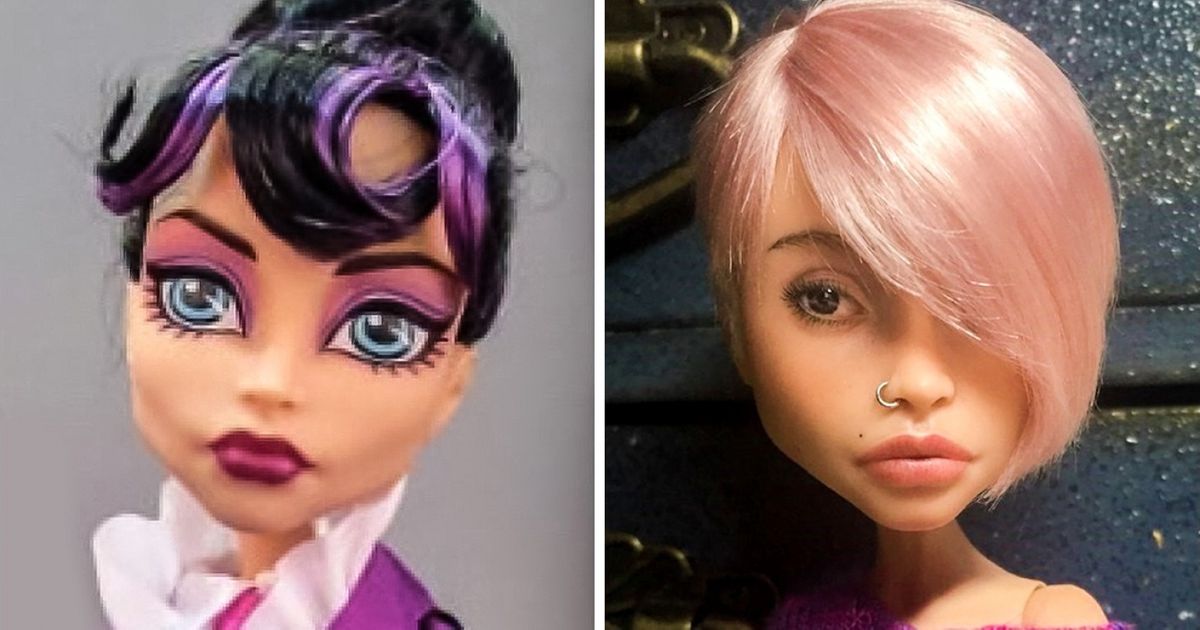 Esta artista dibuja nuevos rostros en las muñecas aportándoles una belleza natural Esta artista dibuja nuevos rostros en las muñecas aportándoles una belleza natural