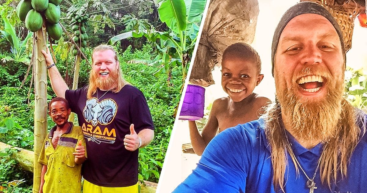 Un deportista estadounidense hizo feliz a un pueblo africano, liberándolo de la esclavitud