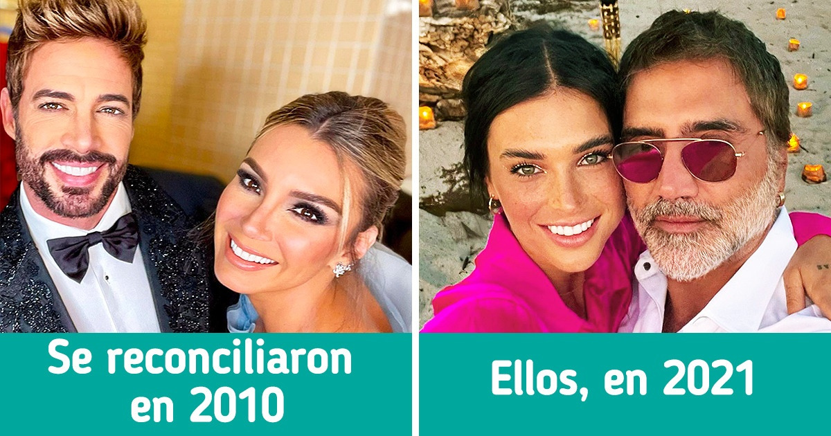 10 Parejas de famosos que creyeron en las segundas oportunidades en el amor 10 Parejas de famosos que creyeron en las segundas oportunidades en el amor
