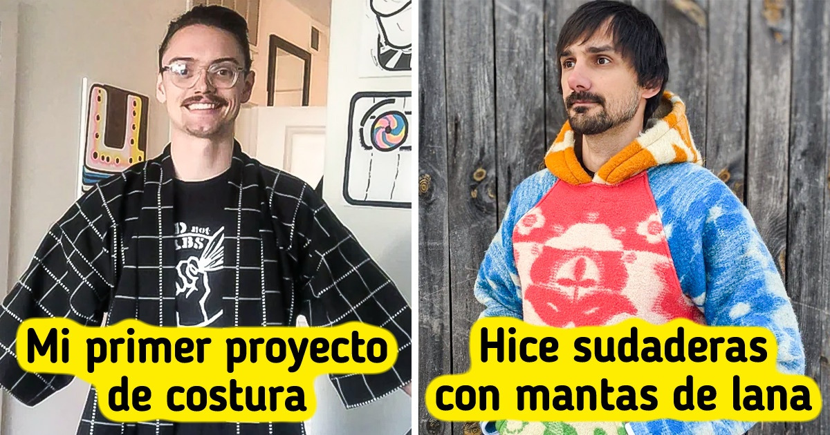 19 Hombres que aprendieron a coser con pericia y asombraron a todos con su talento