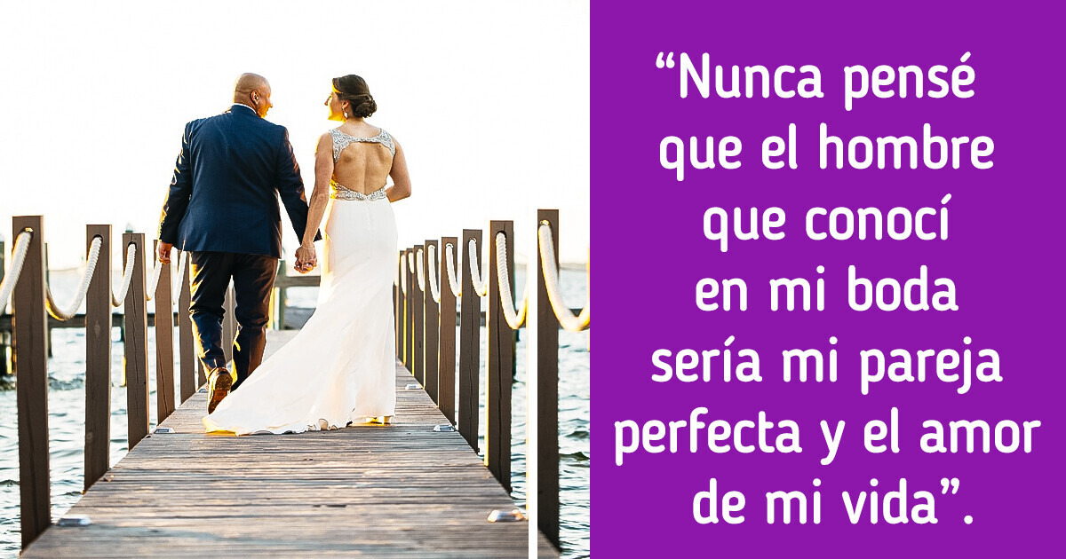 Mujer conoció al amor de su vida durante su boda con otro hombre