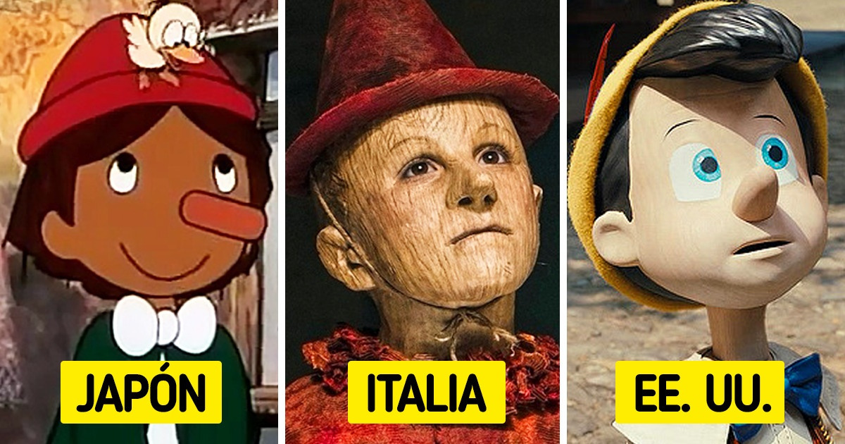 Decidimos comparar las adaptaciones fílmicas de 12 personajes icónicos de cuentos de hadas
