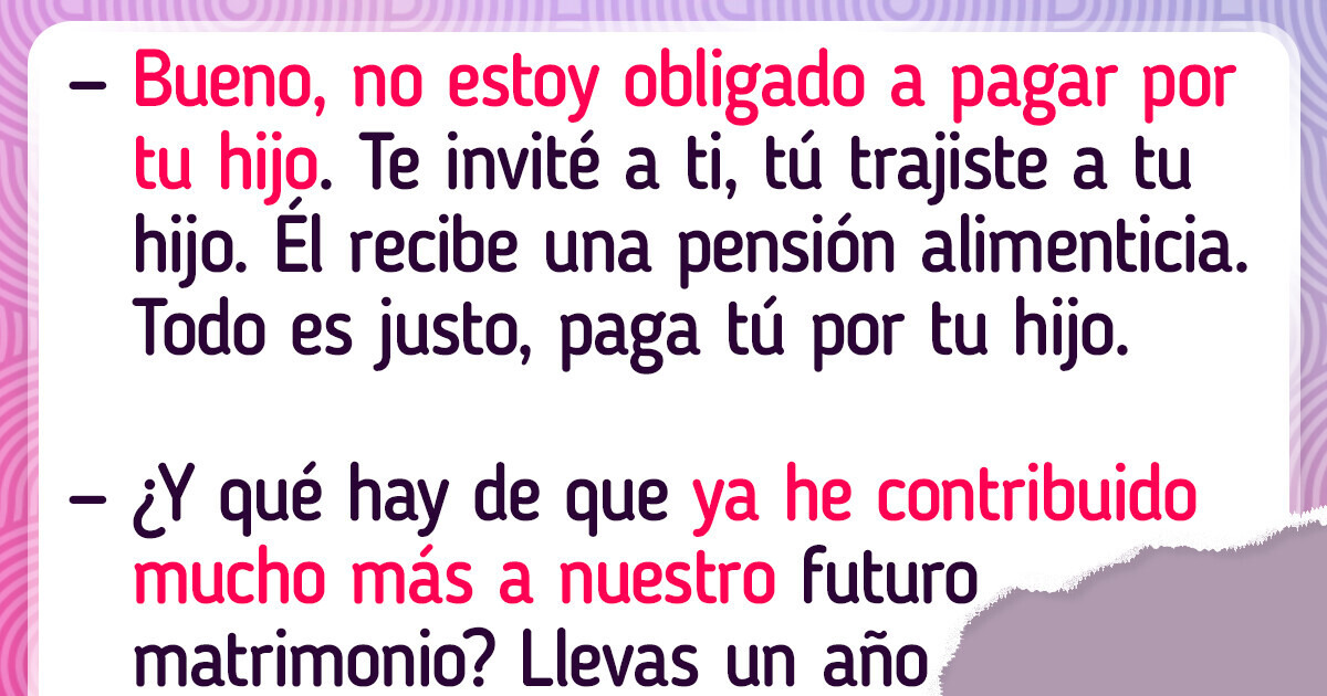 ¿Por qué tengo que pagar por él? Una historia controversial sobre cómo el dinero fracturó una relación