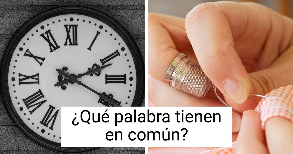 Test: Pon a prueba tus conocimientos adivinando qué término pueden compartir las imágenes