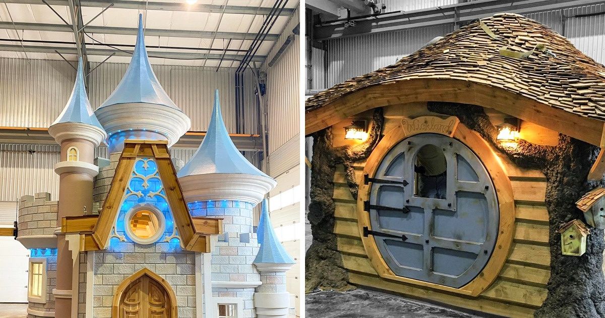 Una empresa construye casas de juguete que parecen salidas de un cuento (25 imágenes) Una empresa construye casas de juguete que parecen salidas de un cuento (25 imágenes)