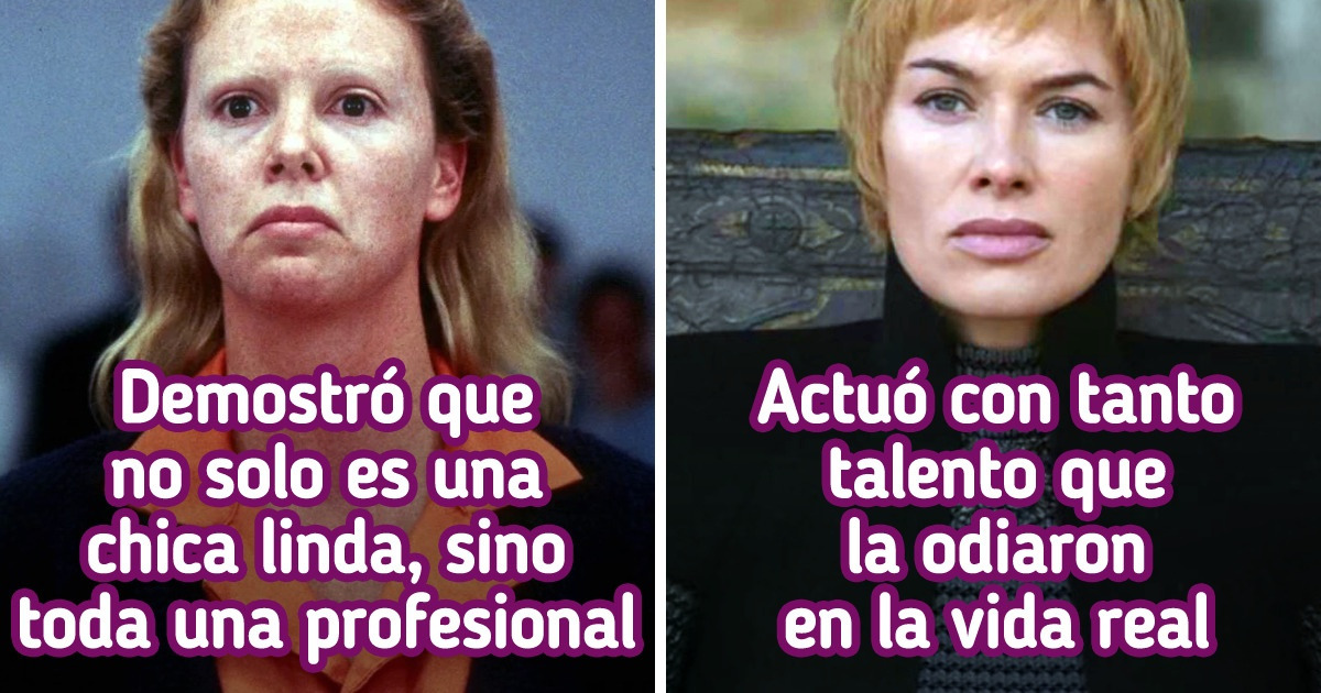10 Actrices que fácilmente pueden interpretar a una villana, a un hada buena y, en general, a quien sea