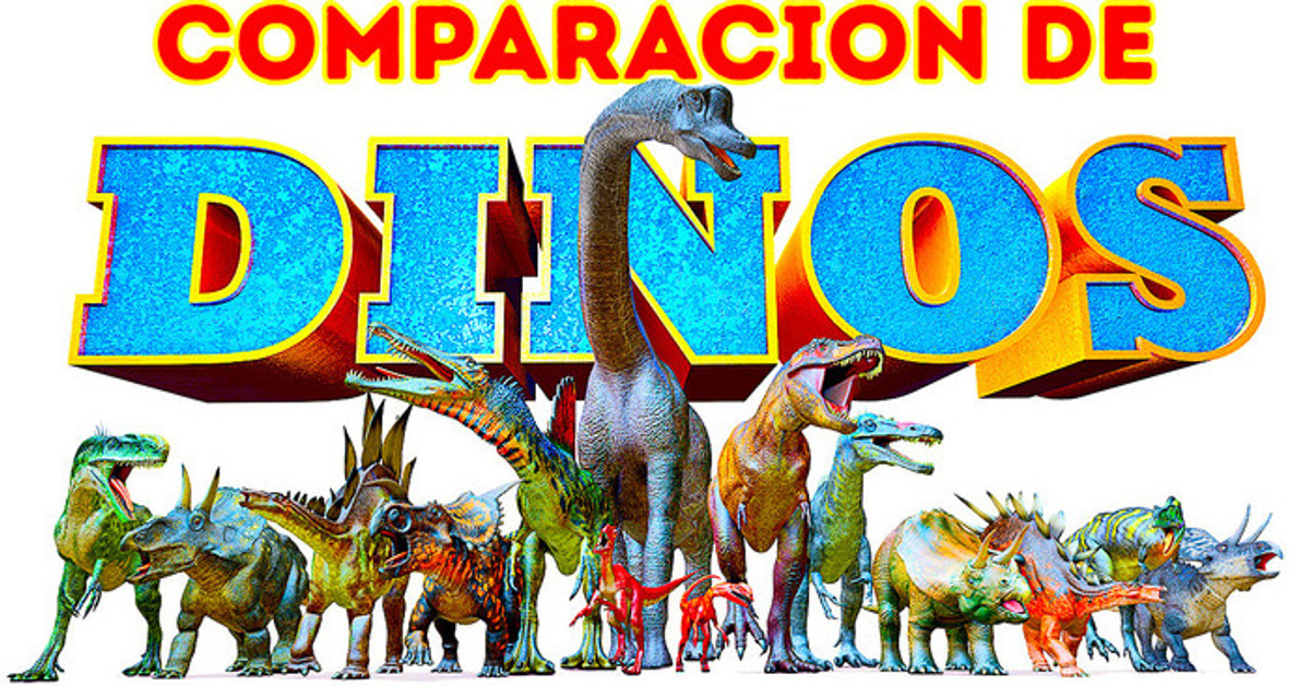 Comparación de los dinosaurios más grandes vs. los más pequeños
