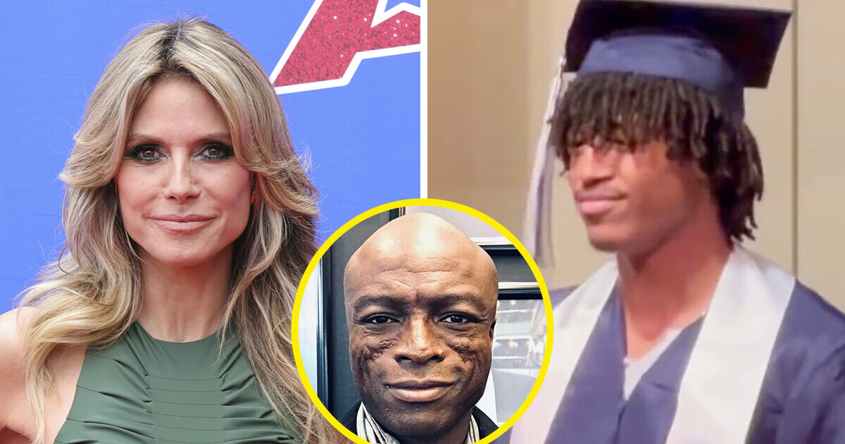 Heidi Klum compartió raras imágenes de su hijo en su graduación de bachillerato, pero la gente notó algo