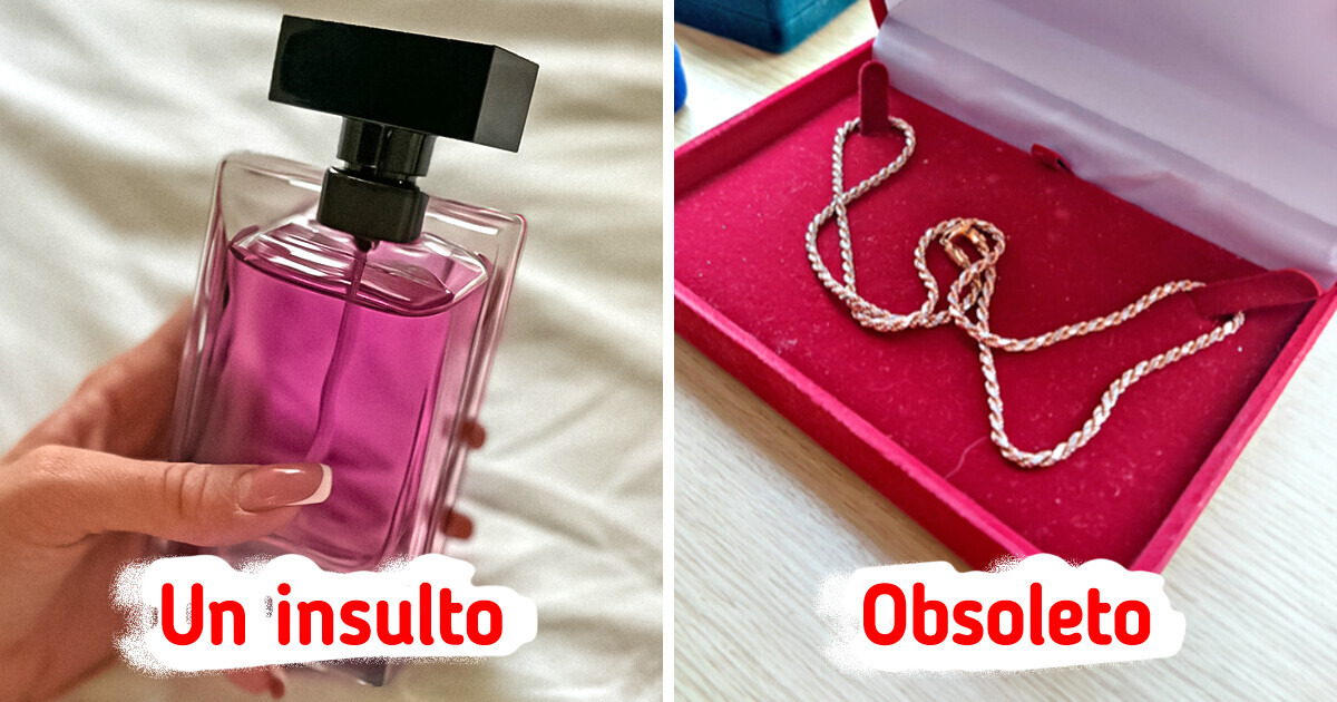 10 Cosas que hay que pensar dos veces antes de regalar a una mujer
