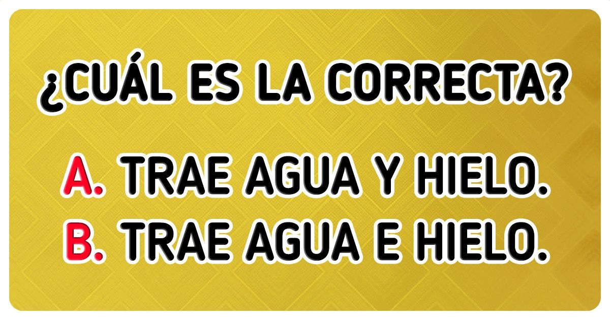 Test: Responde estas preguntas de ortografía en menos de 6 segundos Test: Responde estas preguntas de ortografía en menos de 6 segundos