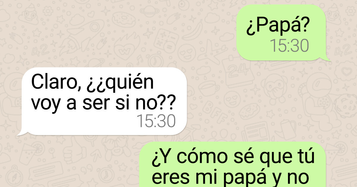 6 Inquietantes capturas de WhatsApp entre una hija y su supuesto padre