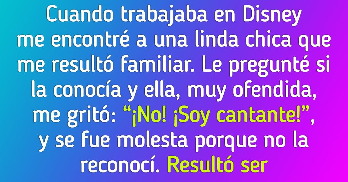 20 Historias de internautas que trabajaron en Disney y fueron más interesantes sus experiencias que sus ocupaciones 20 Historias de internautas que trabajaron en Disney y fueron más interesantes sus experiencias que sus ocupaciones