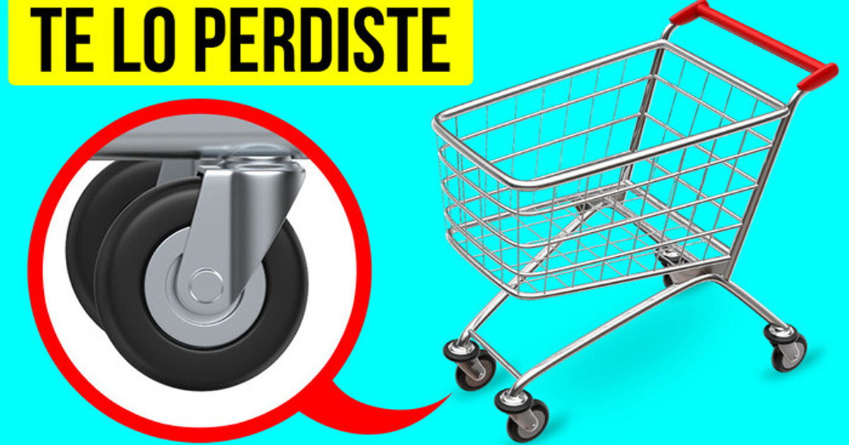 Por qué la rueda del carrito de compras siempre se tambalea