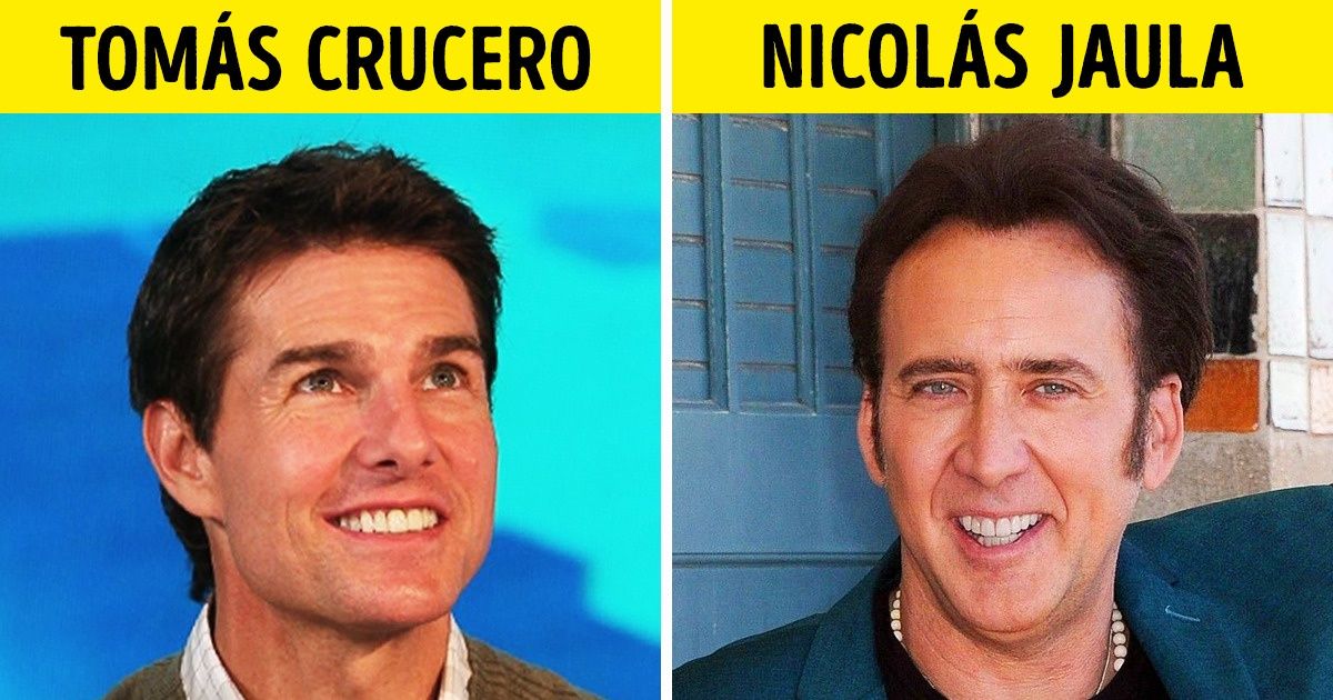 15+ Nombres de famosos traducidos al español que hacen que no los veamos del mismo modo 15+ Nombres de famosos traducidos al español que hacen que no los veamos del mismo modo