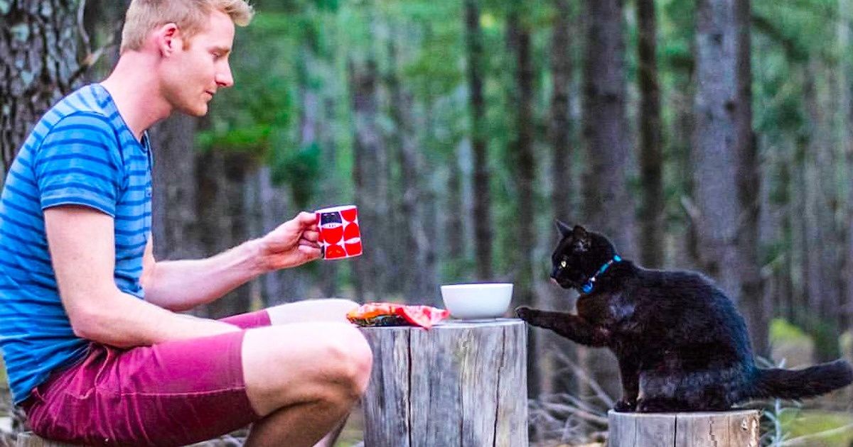 Este chico de Australia dejó su vida normal por viajar con su gato en una furgoneta, y lo que resultó ha sido una increíble aventura