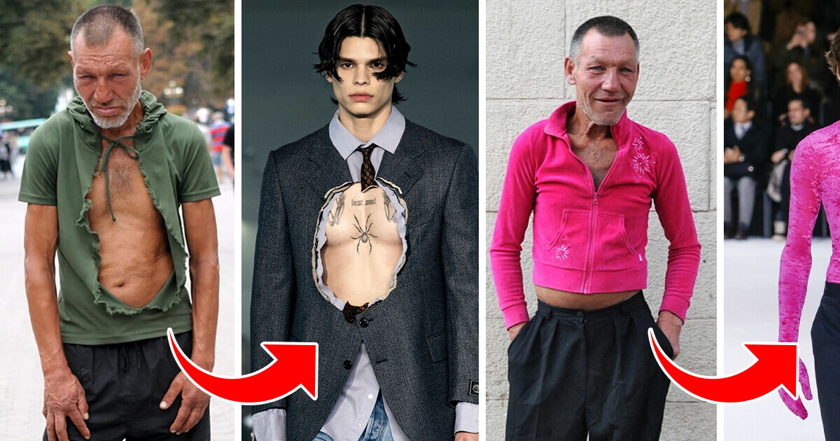 De la calle a las pasarelas: cómo un hombre sin hogar está cambiando el mundo de la moda De la calle a las pasarelas: cómo un hombre sin hogar está cambiando el mundo de la moda