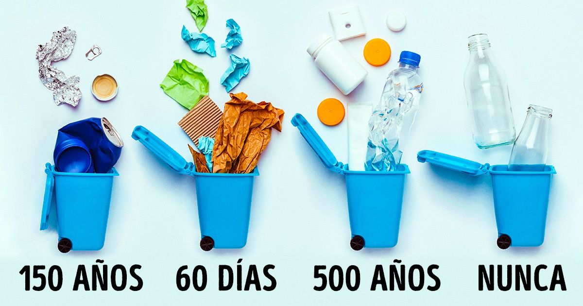 Hechos que pueden hacer que reflexiones sobre tu basura