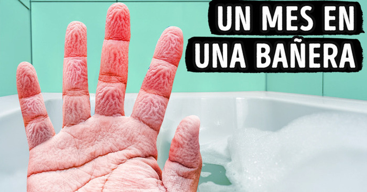 Cómo sobrevivir un mes en una bañera