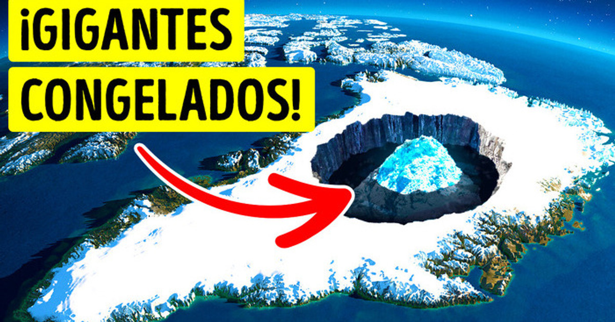 Hallaron algo extraño bajo estas capas de hielo Hallaron algo extraño bajo estas capas de hielo