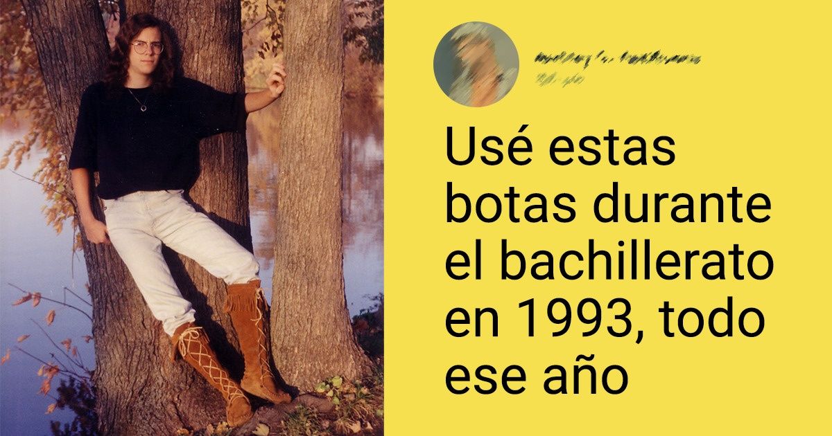 19 Personas abrieron su baúl de los recuerdos y sacaron una foto que jamás debió ver la luz otra vez