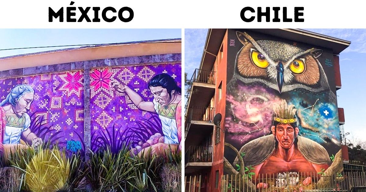 16 Murales callejeros que reflejan el espíritu de América Latina 16 Murales callejeros que reflejan el espíritu de América Latina
