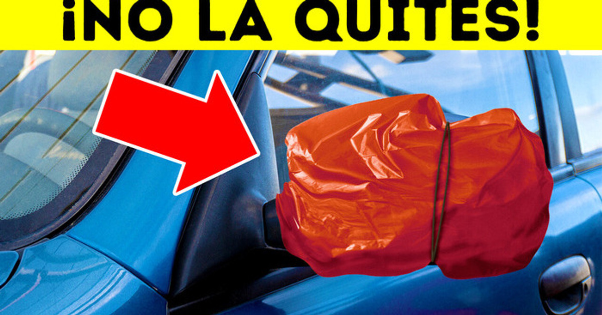 Si ves una bolsa de colores en tu auto, esto es lo que significa