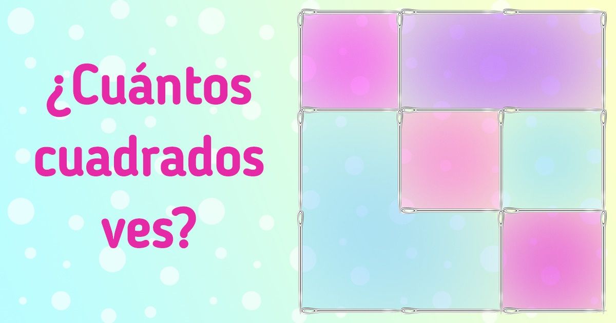 Test: Prueba tu agilidad visual y dinos cuántos cuadrados hay en estas 13 imágenes Test: Prueba tu agilidad visual y dinos cuántos cuadrados hay en estas 13 imágenes