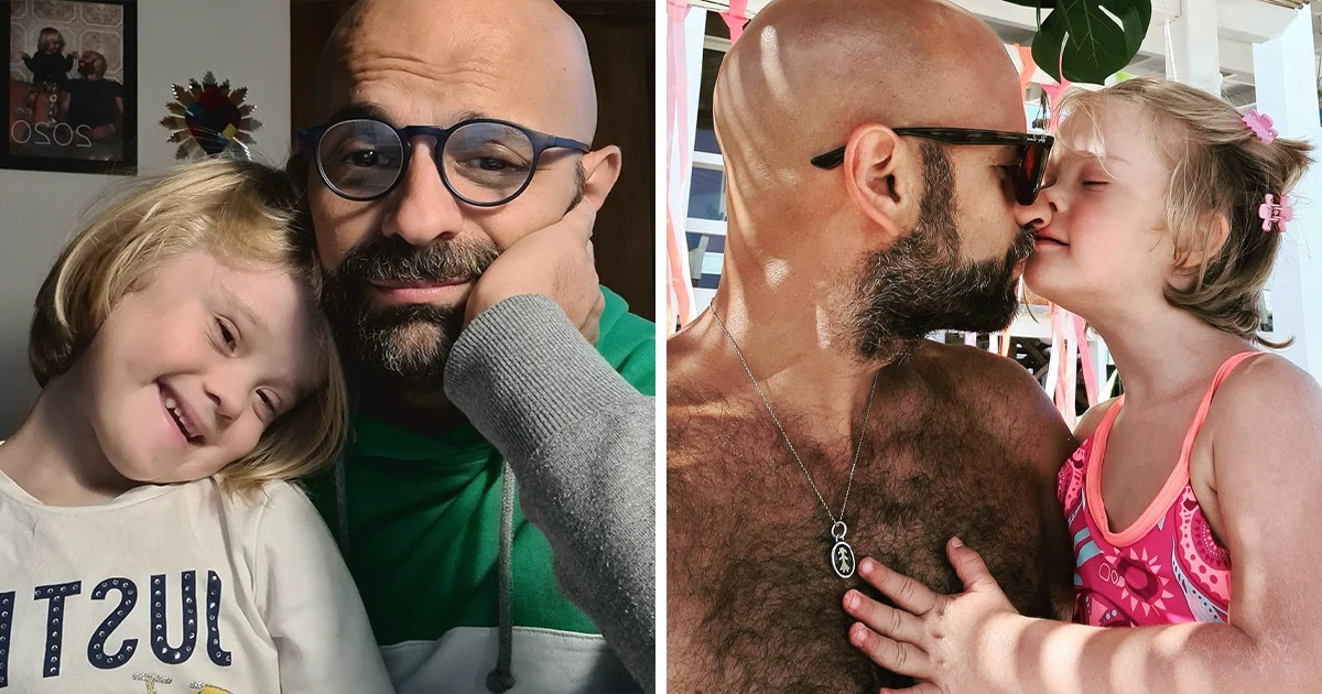 Un hombre soltero adoptó a una niña con síndrome de Down y ella floreció como una bella flor Un hombre soltero adoptó a una niña con síndrome de Down y ella floreció como una bella flor