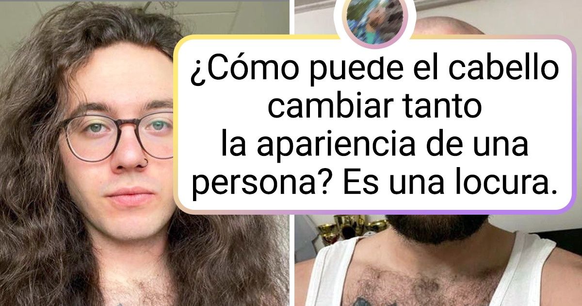 16 Hombres se cortaron su melena larga y dejaron que los usuarios de la red decidieran si ahora se ven mejor